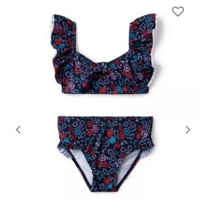 Janie and Jack - Floral Kids Swimwear Set